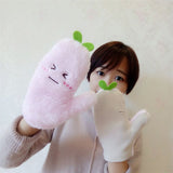 Gloves - Daikon Character Plush Gloves