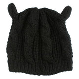 Knitted Hat - Cute Cat Ears Knitted Hat